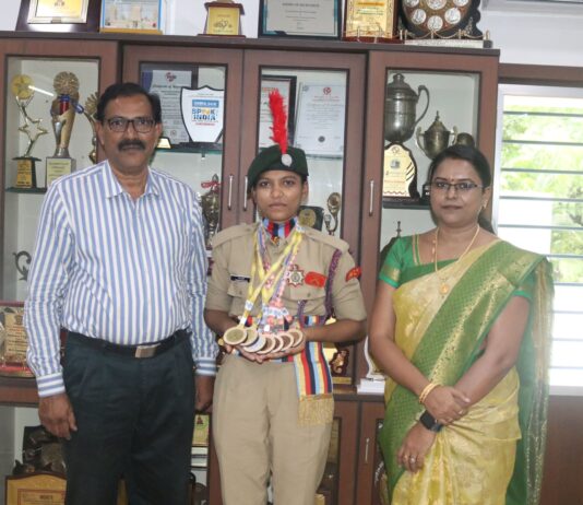 SGT P. Roopashree’s Stellar Triumph: 7 Medals at Tamil Nadu Shooting Championship