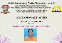 Workshop on Food Adulteration