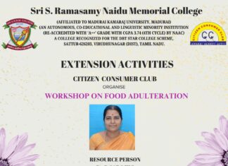 Workshop on Food Adulteration