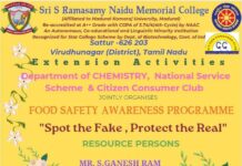Food Safety Awareness Programme – “Spot the Fake, Protect the Real”